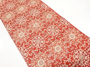 アンティーク　華紋更紗模様織り出し名古屋帯（着用可）